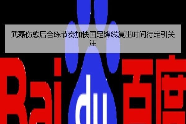 武磊伤愈后合练节奏加快国足锋线复出时间待定引关注