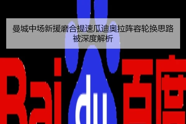 曼城中场新援磨合提速瓜迪奥拉阵容轮换思路被深度解析