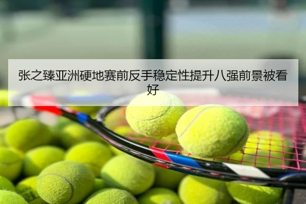 张之臻亚洲硬地赛前反手稳定性提升八强前景被看好